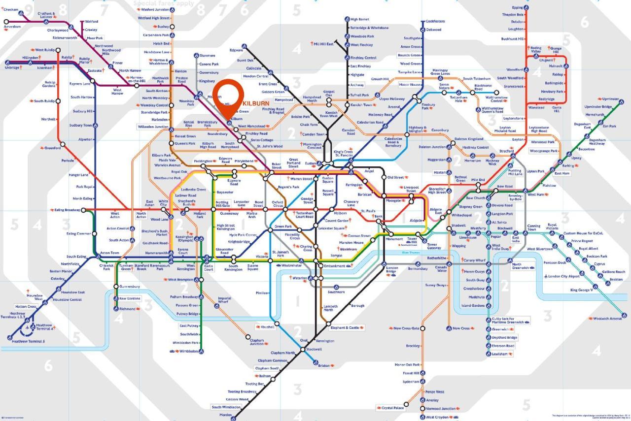 Location 2 Bed Flat, Zone Ii, Nw6 Apartamento *